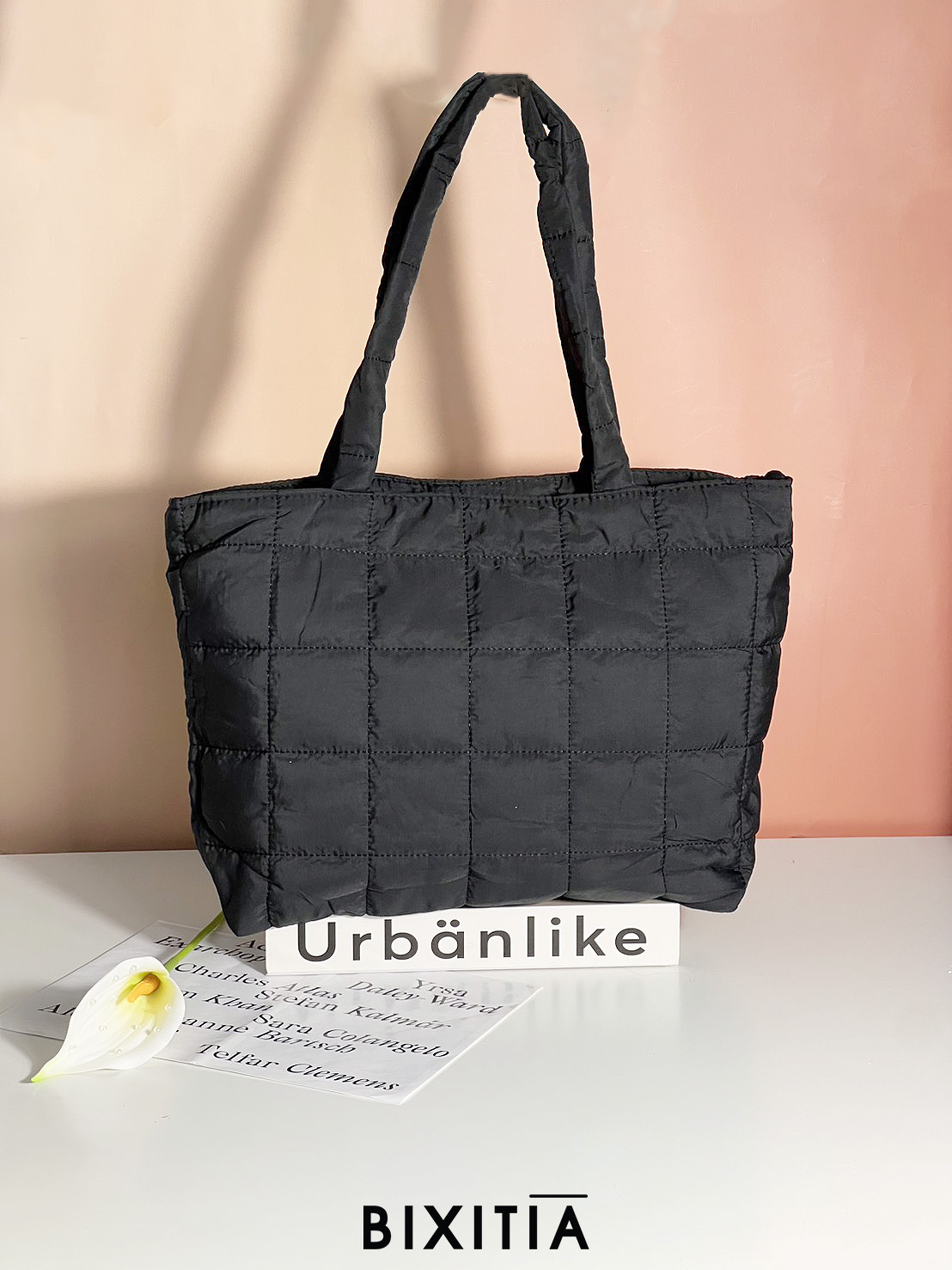 กระเป๋าสะพายไหล่ผ้าฝ้าย HA-182