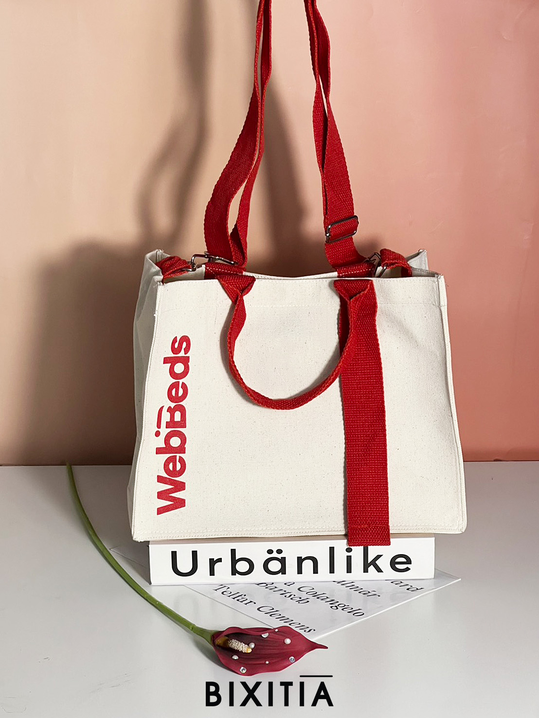 กระเป๋าถือผ้าแคนวาส HA-183