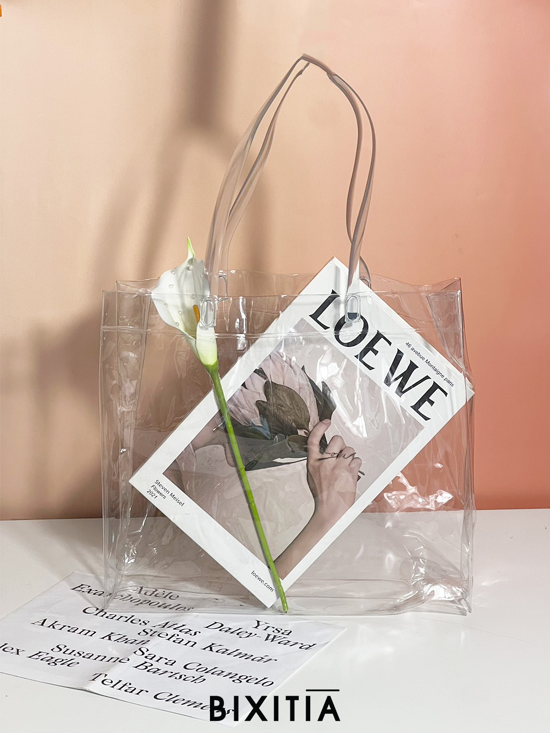 Shopping bag พลาสติกใส HA-184