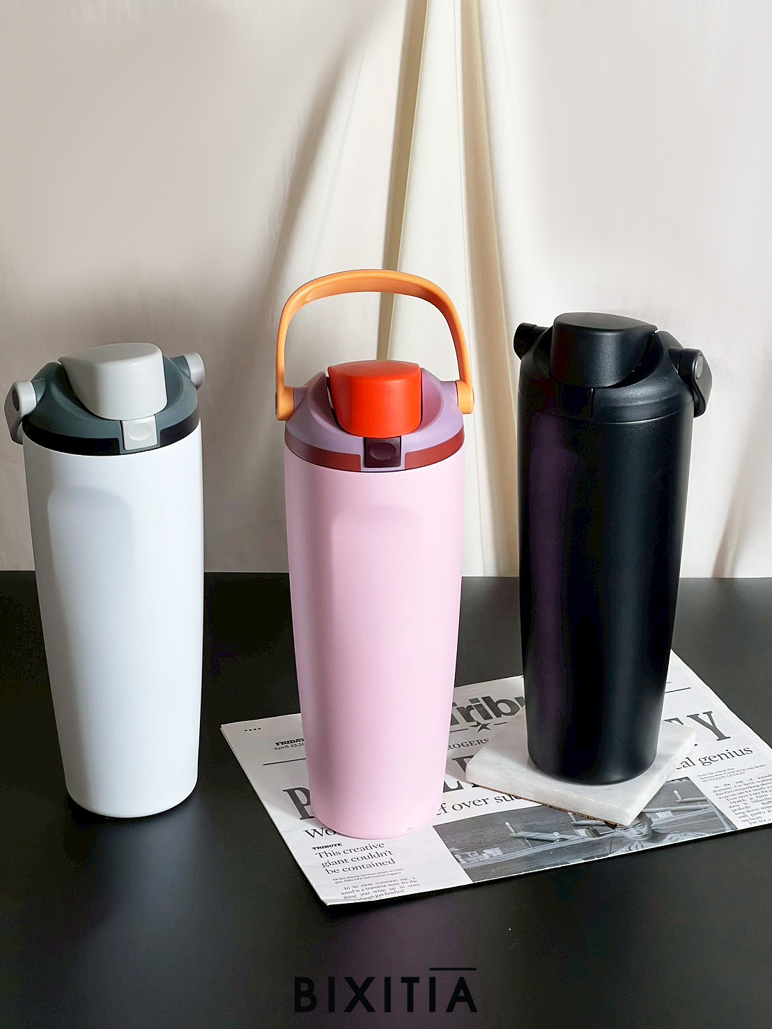 กระบอกน้ำเก็บอุณหภูมิ มีหูหิ้วTyeso GG-136