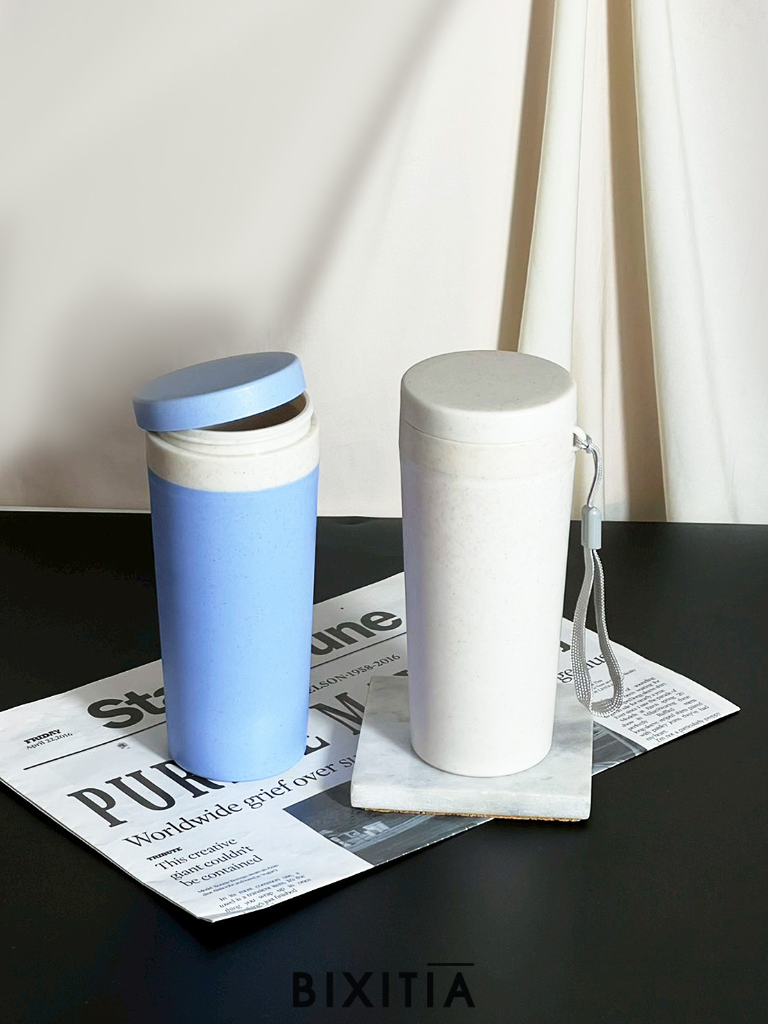 กระบอกน้ำฟางข้าวสาลี+PP GG-146