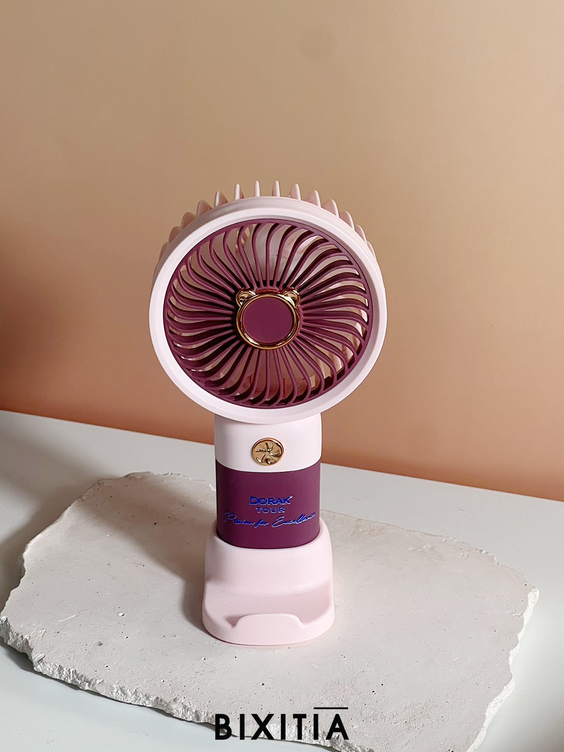 พัดลมพกพา 2 in 1  ตั้งมือถือได้ EE-186