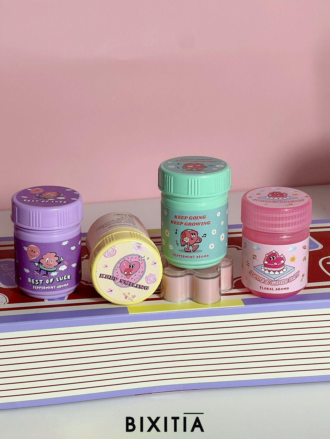 ยาดมสมุนไพรไทย THAI HERBAL INHALER กลิ่น peppermint ขนาด 25 กรัม IH-139