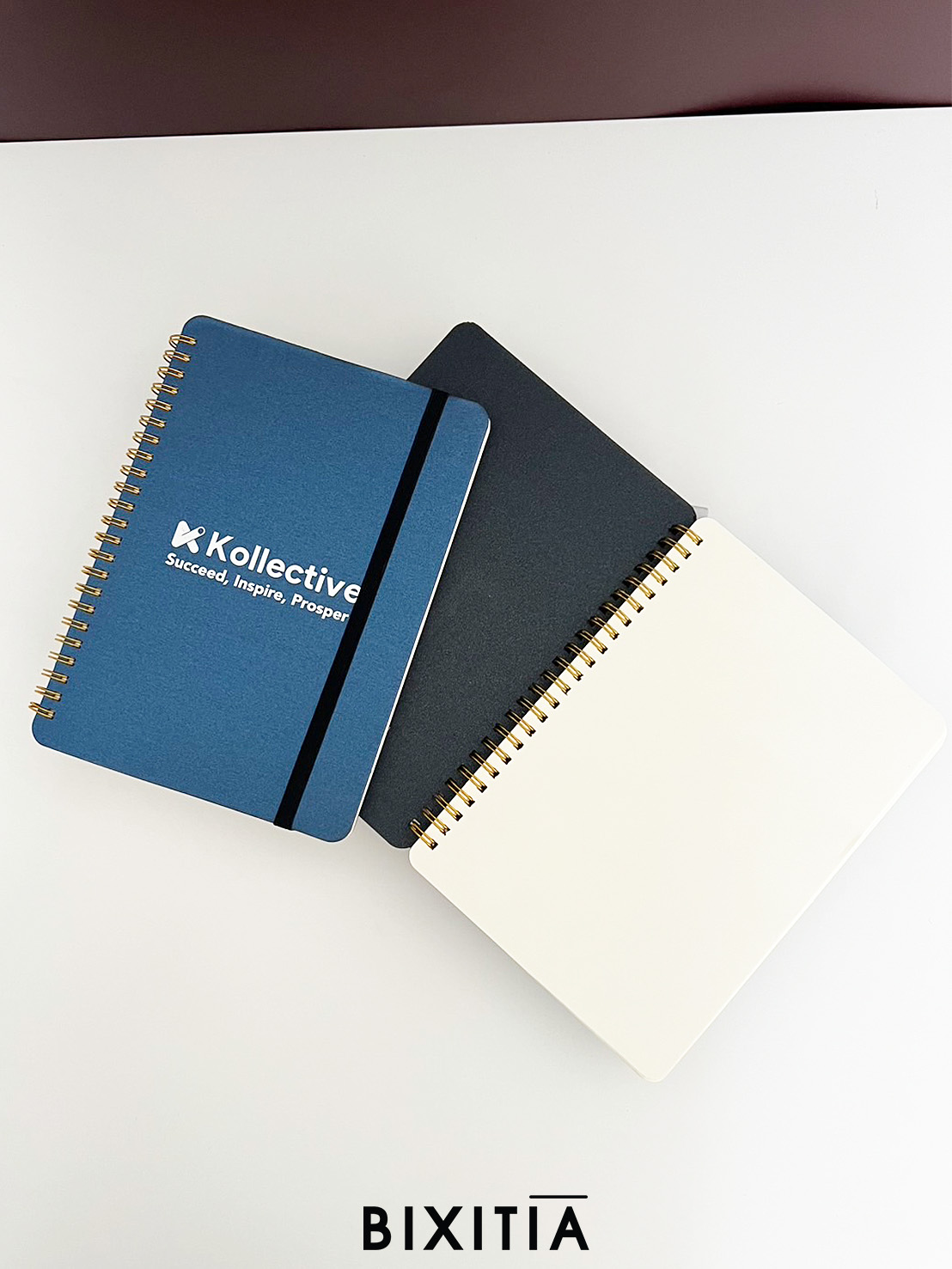 สมุดสันห่วง A3 พร้อมสายรัด -BB153