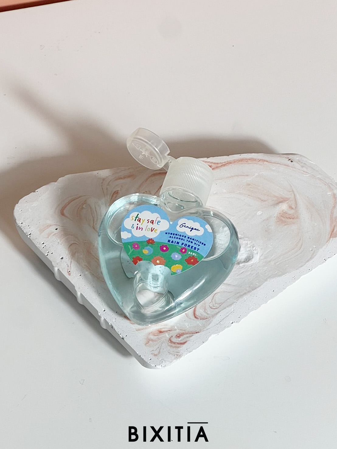 เจลแอลกอฮอล์ ขวดหัวใจ 30ml. AG-113