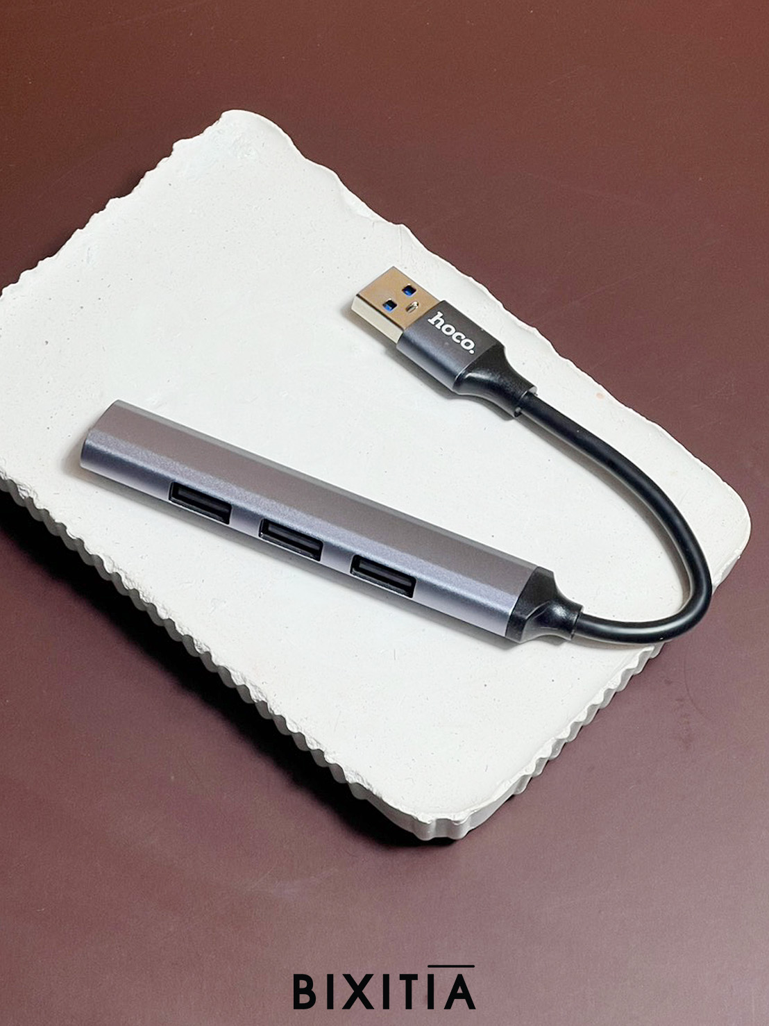 Hoco Hub Type 4 in 1 Adapter ฮับต่อพ่วงเพิ่มช่อง USB EE-217