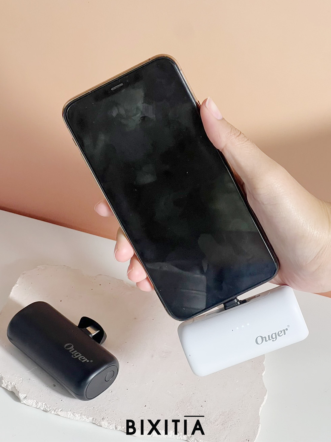 Power Bank Ouger PB-1001 หัวชาร์จ 2 แบบ EE-205