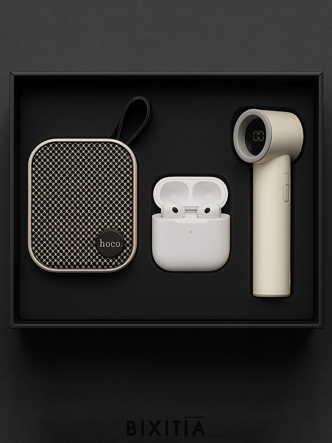 พรีเมี่ยมเซท IT Gadget ลำโพง หูฟังบลูทูธและพัดลมพกพา  - ITSET258