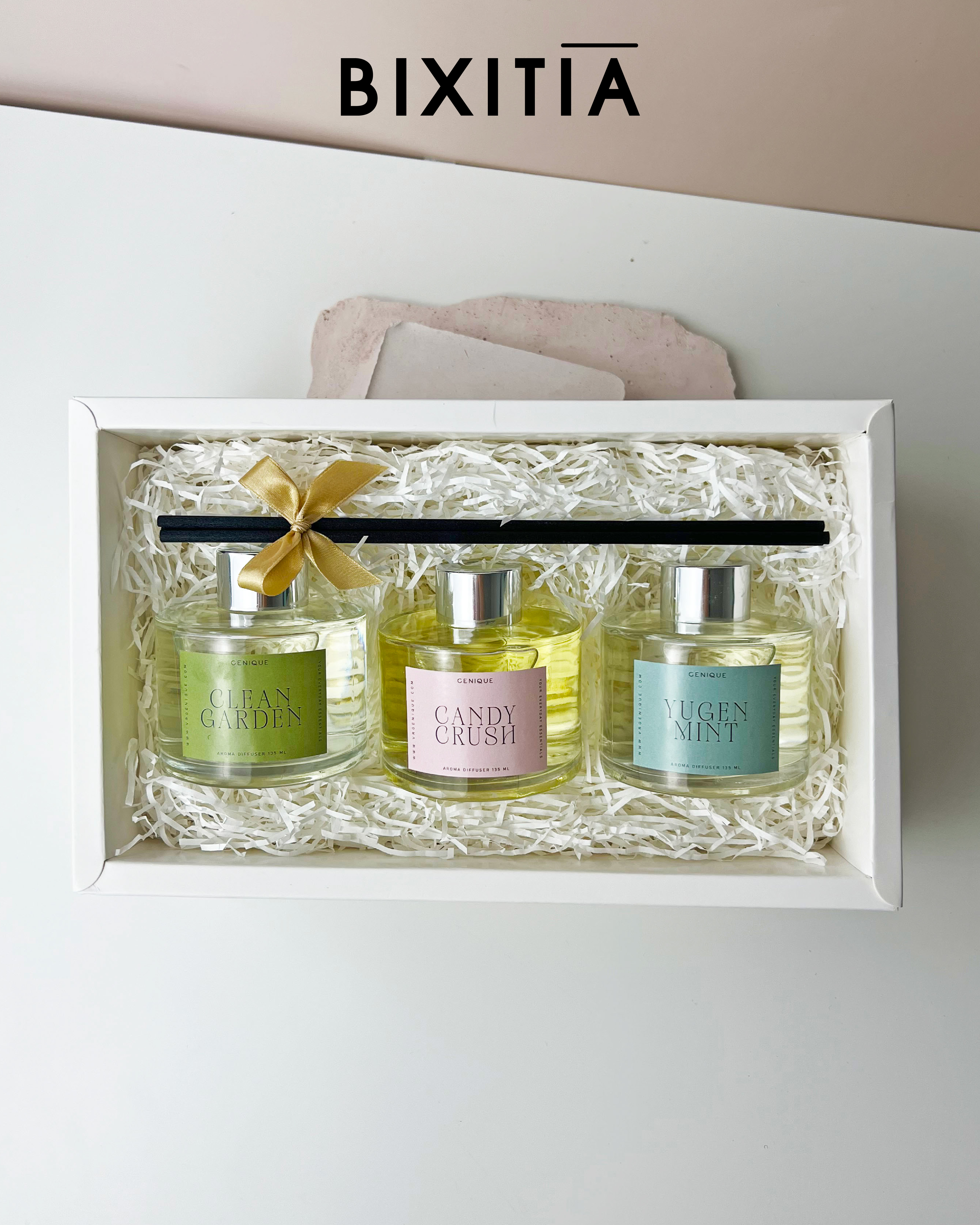 พรีเมี่ยมเซท Giftset  โฮมอโรมา Diffuser 135 ml. 3 ขวด
