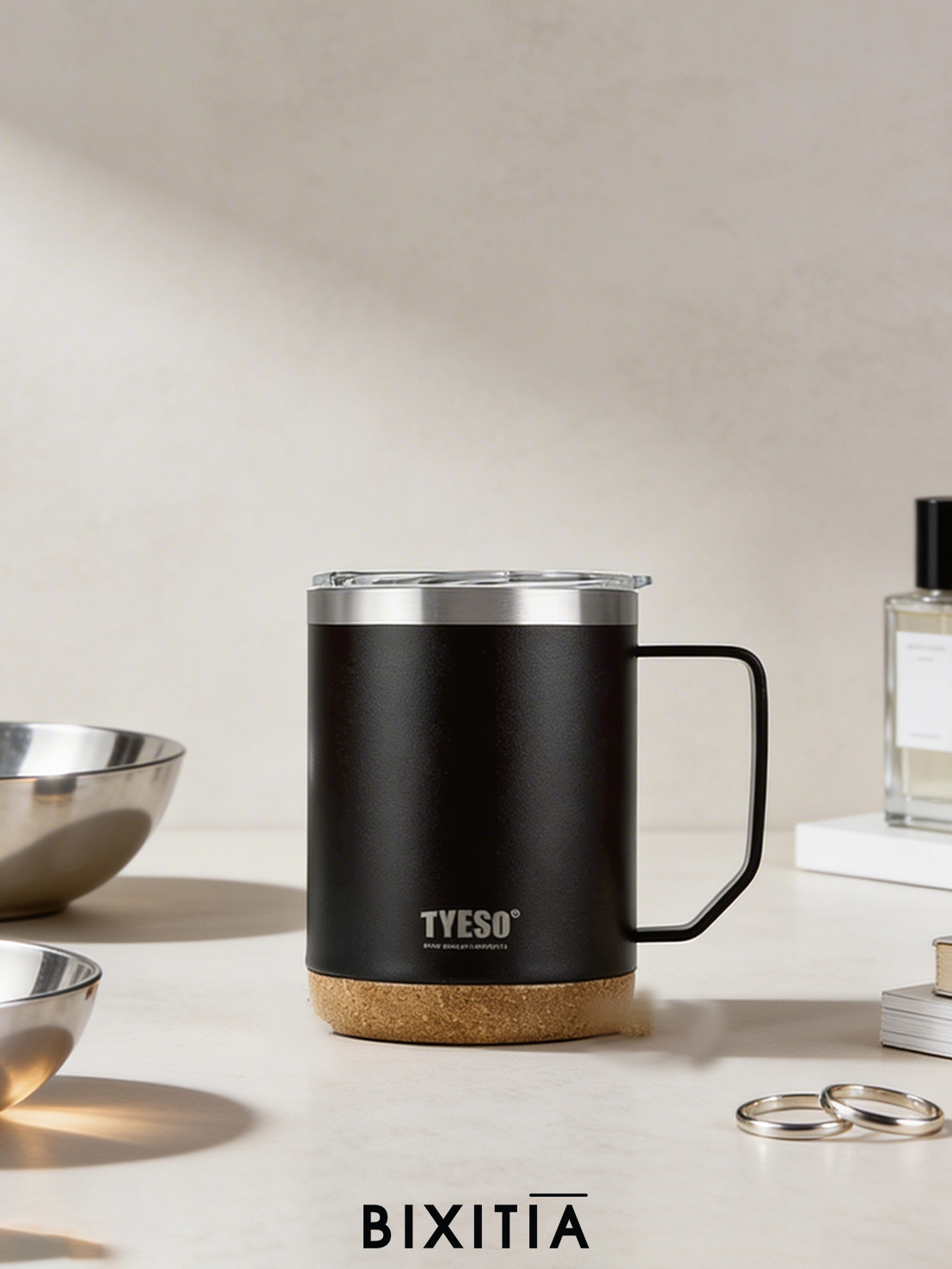 แก้วน้ำเก็บอุณหภูมิ ฝาปิด TYESO GG-183