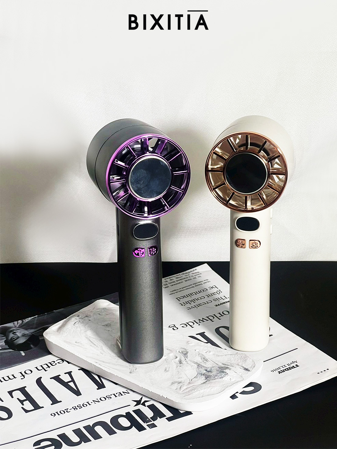 พัดลมพกพาไอเย็น 2 in 1  EE-164