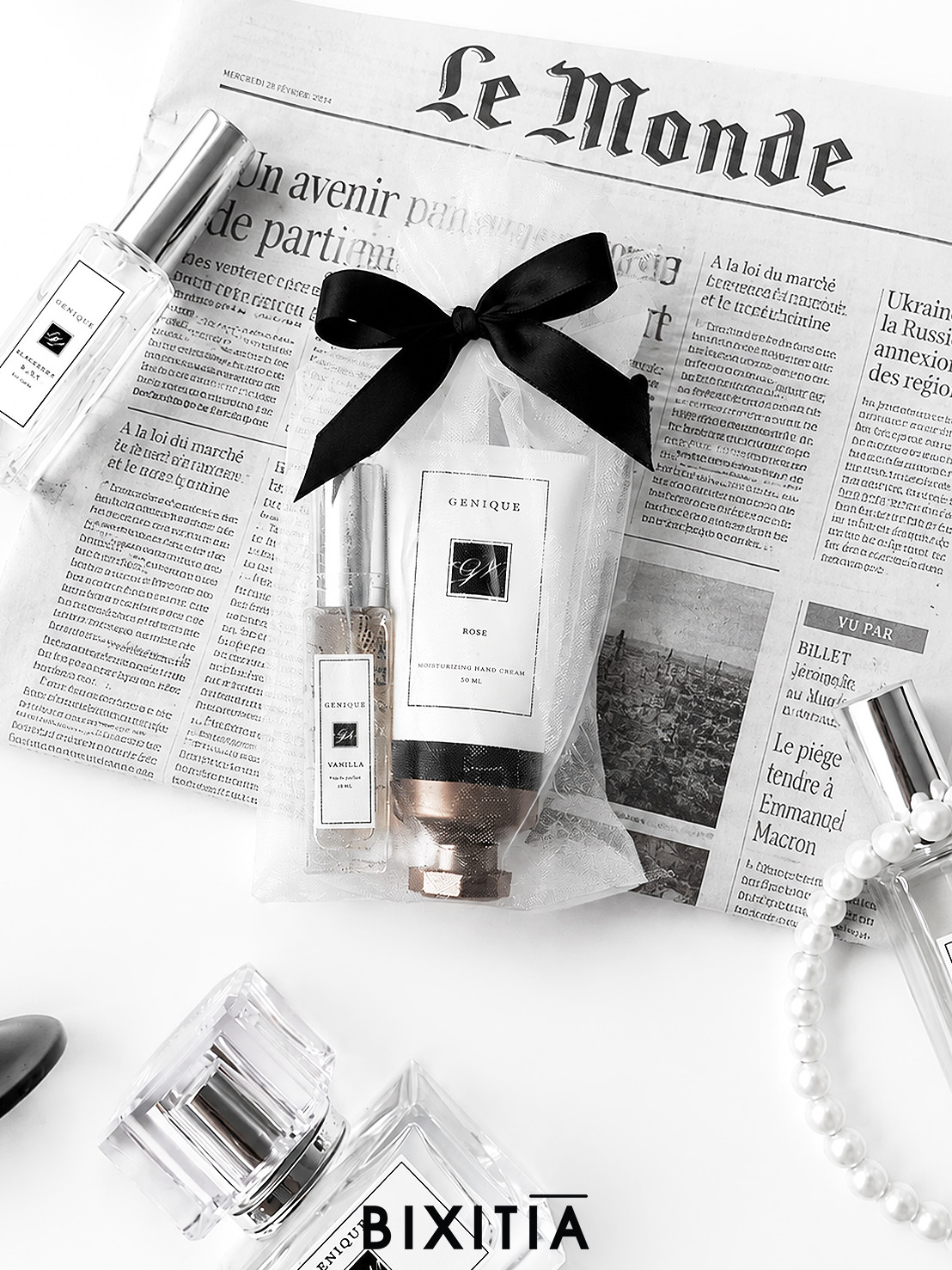 Premium Set Handcream Room spray พร้อมถุงผ้าแก้ว PS-005