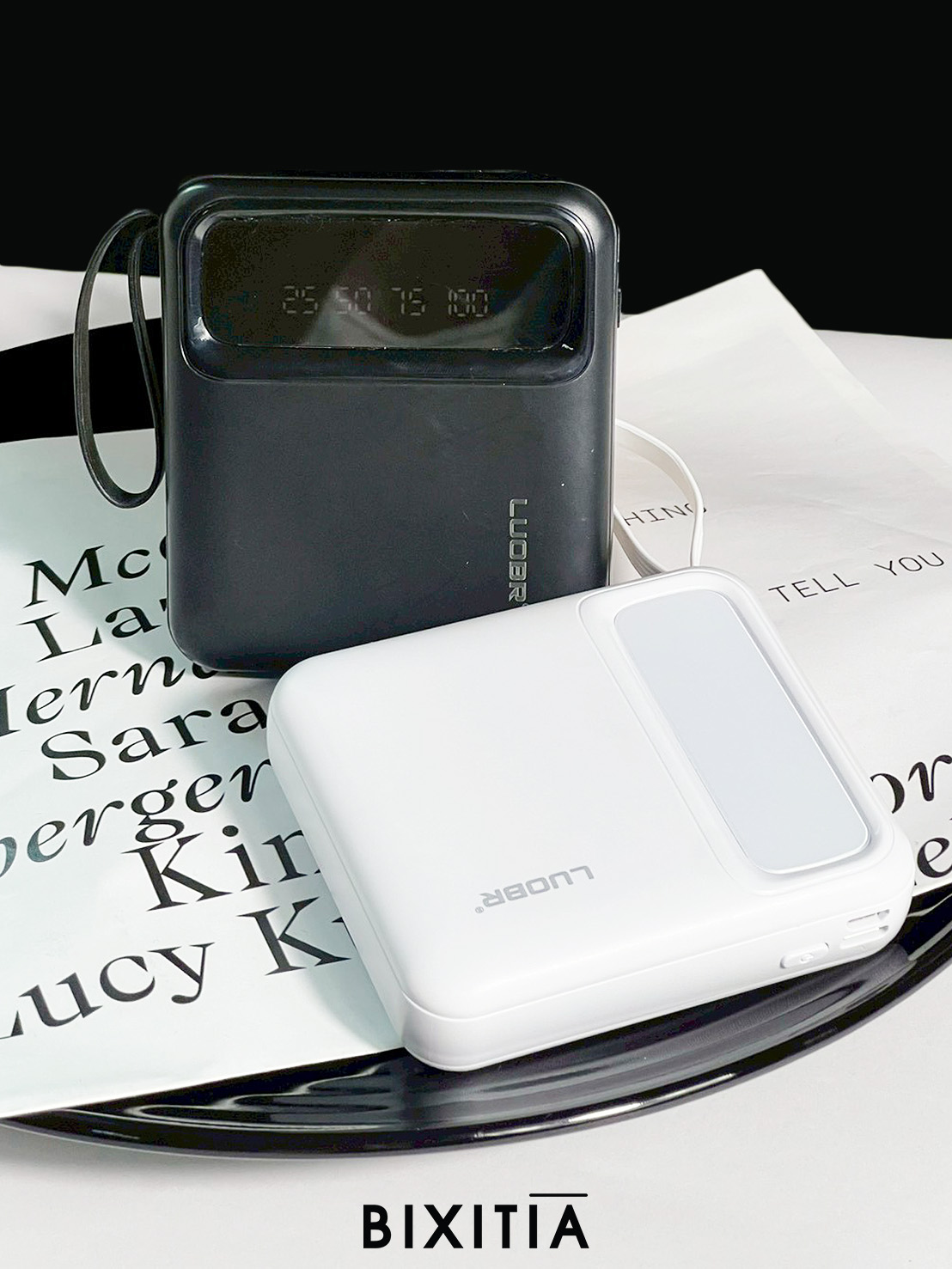ของพรีเมี่ยม Powerbank LBR พร้อมสายชาร์จในตัว 10000 mAh EE-113