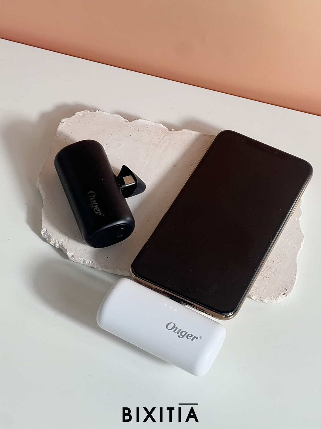 ของพรีเมี่ยม Double nip Powerbank Ouger 10000 mAh EE-205