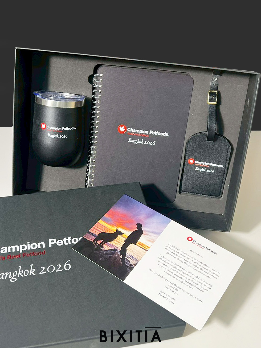 Premium set สมุดโน้ต แก้วน้ำเก็บอุณหภูมิ Luggage tag พร้อมกล่อง PM-068