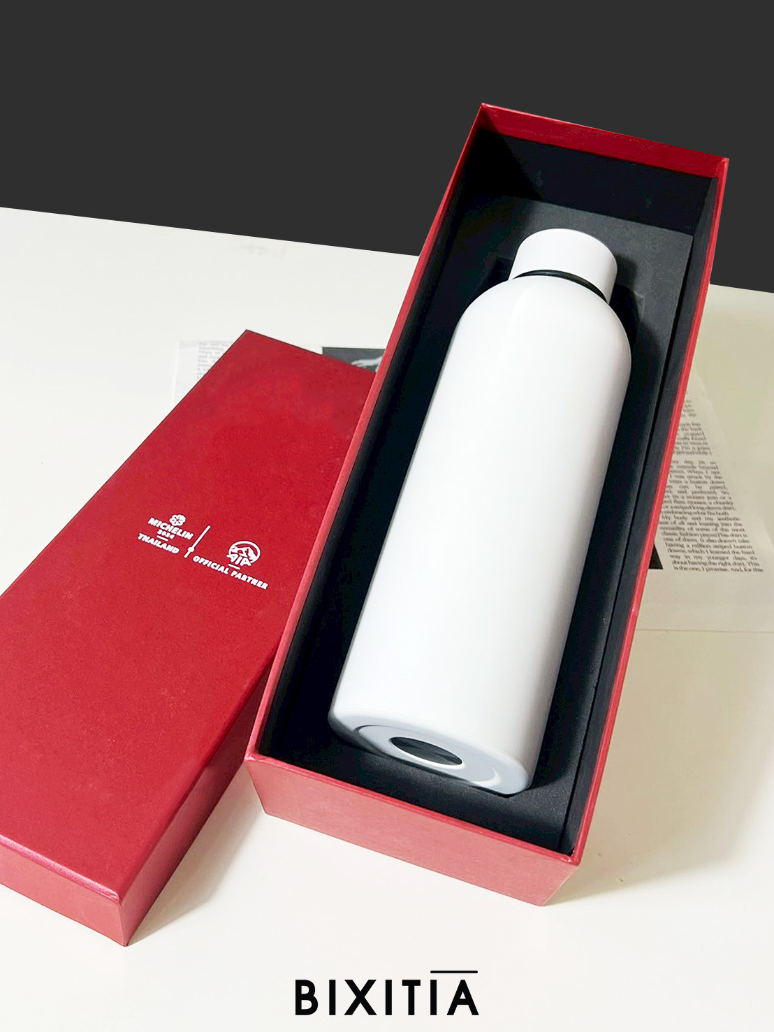 Premium set กระบอกน้ำเก็บอุณหภูมิ เนื้อแมท พร้อมกล่อง PM-047