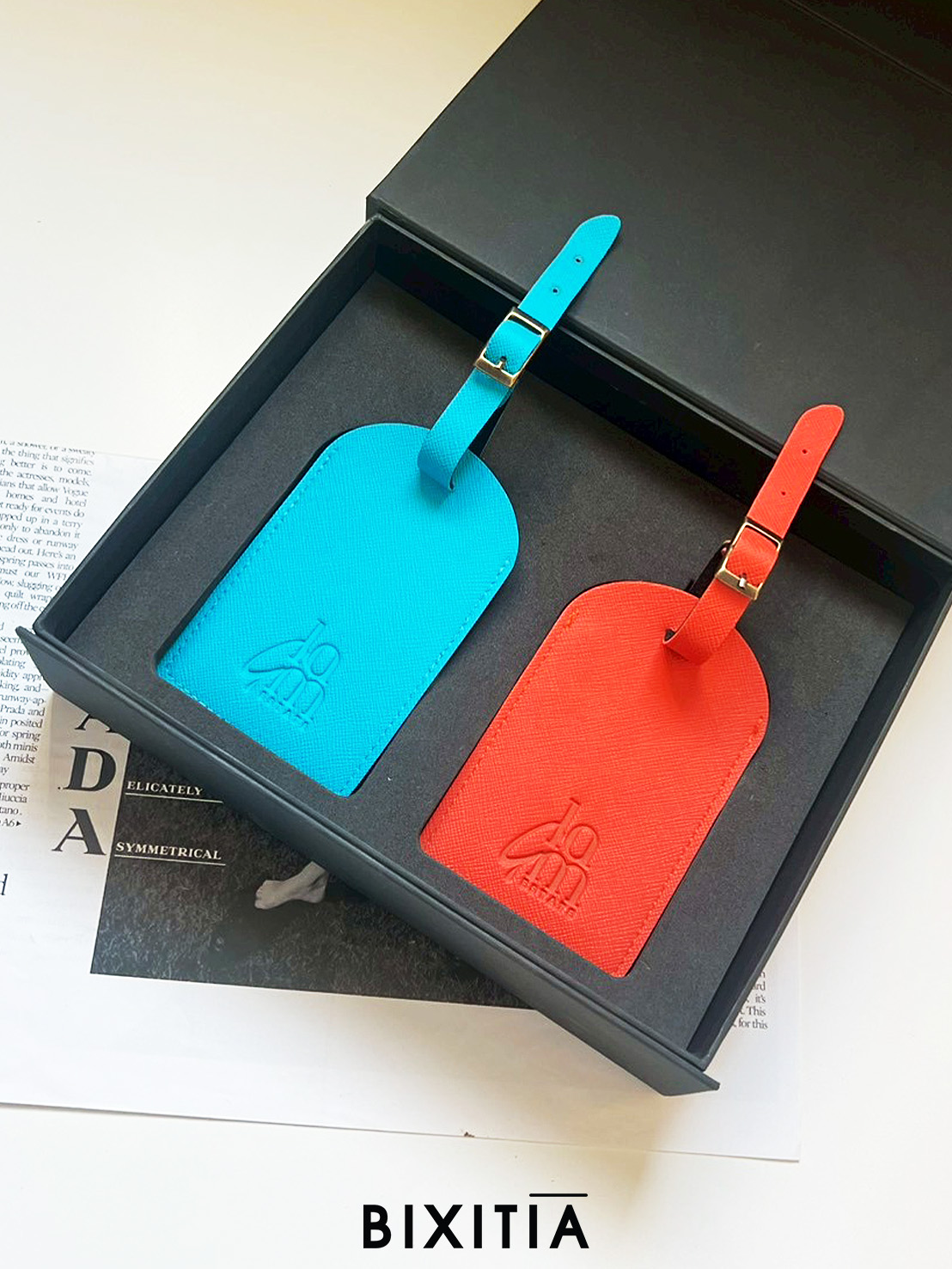 Premium set Luggage Tag พร้อมกล่องแม่เหล็ก PM-052