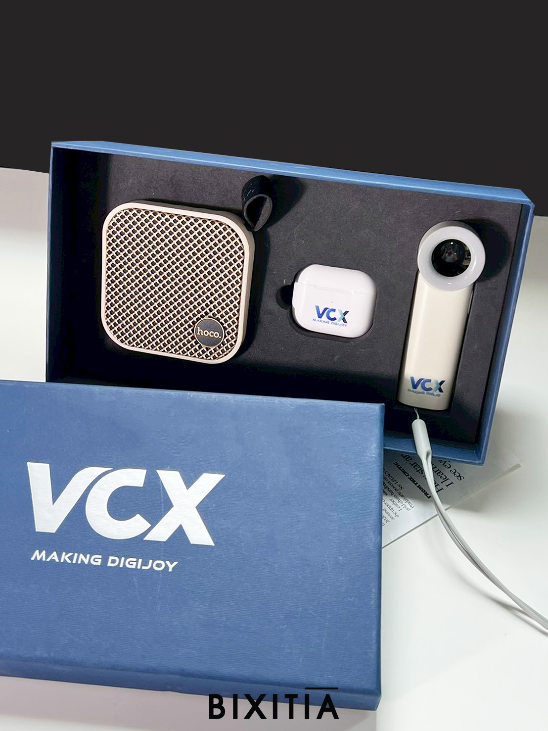 Premium set IT ลำโพงบลูทูธ หูฟังบลูทูธ Turbo fan หน้าจอดิจิตอล พร้อมกล่อง PIT-011