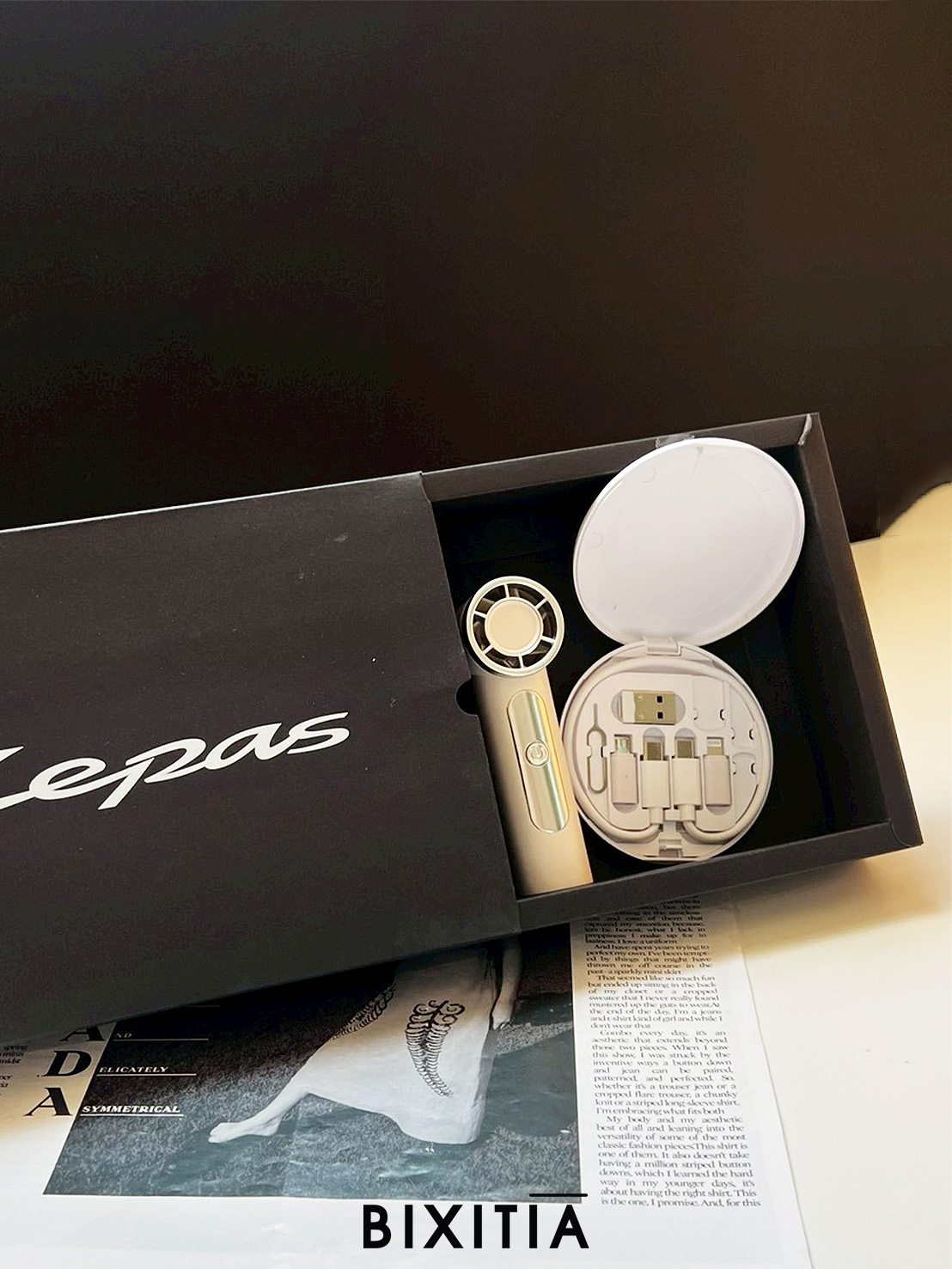 Premium set IT Turbo fan Charging Cable Storage box 6 in 1 พร้อมกล่อง PIT-012