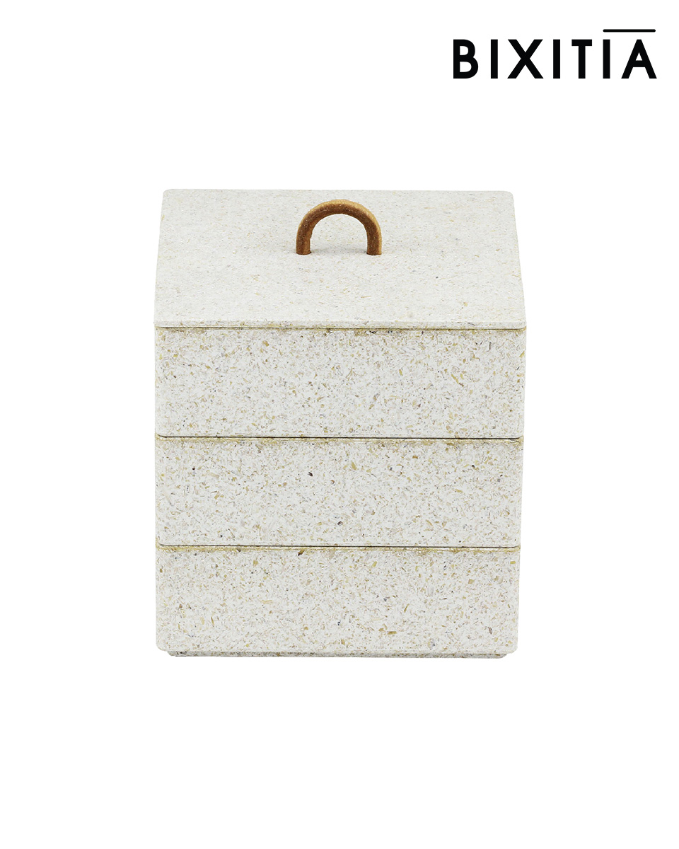 Bento Box Square - Husk กล่องพร้อมฝา ของพรีเมี่ยม รักษ์โลก Eco Product