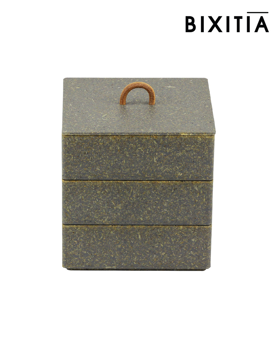 Bento Box Square - Husk กล่องพร้อมฝา ของพรีเมี่ยม รักษ์โลก Eco Product