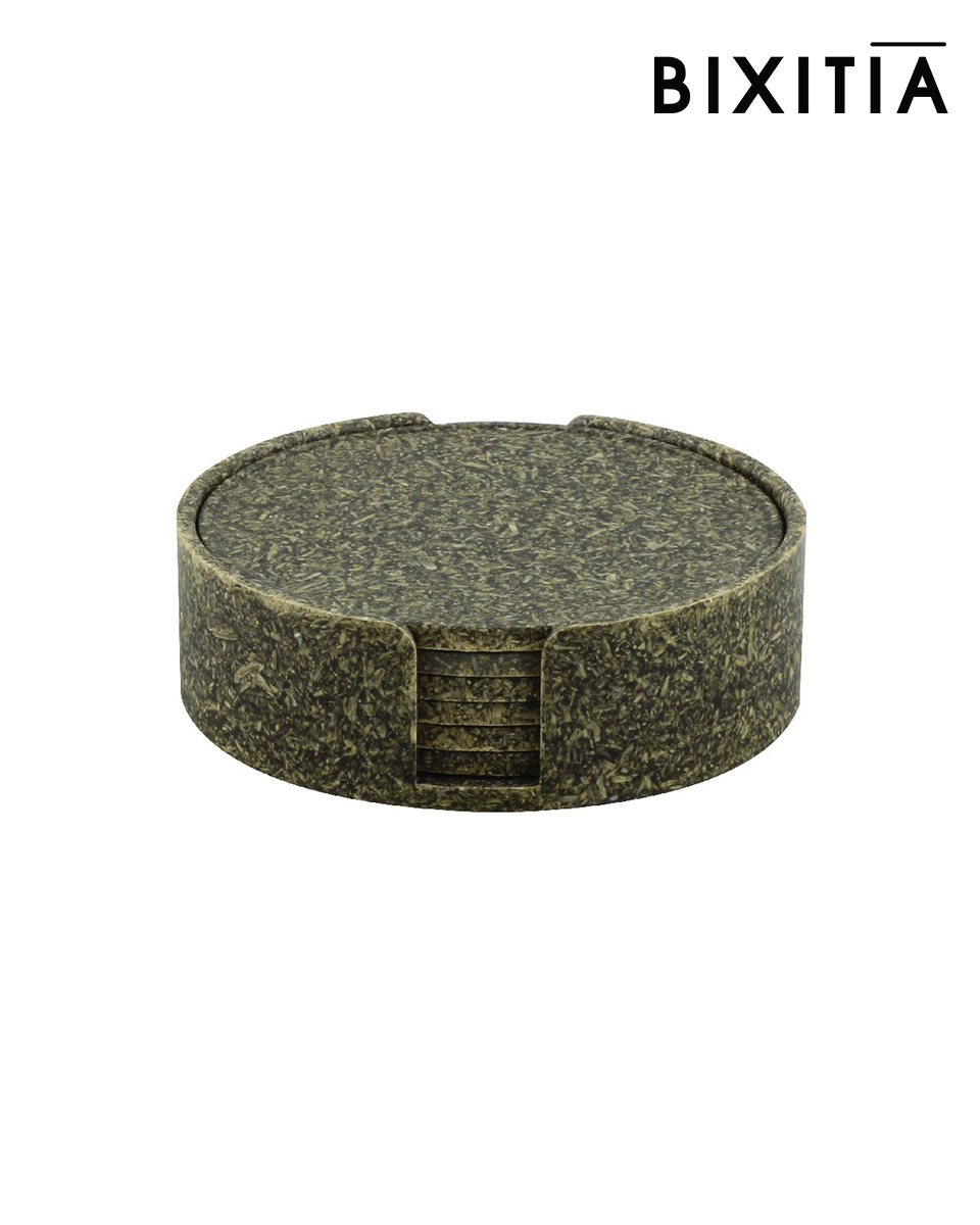 Coaster Plain Set - Husk เซทที่รองแก้ว ของพรีเมี่ยม รักษ์โลก Eco Product
