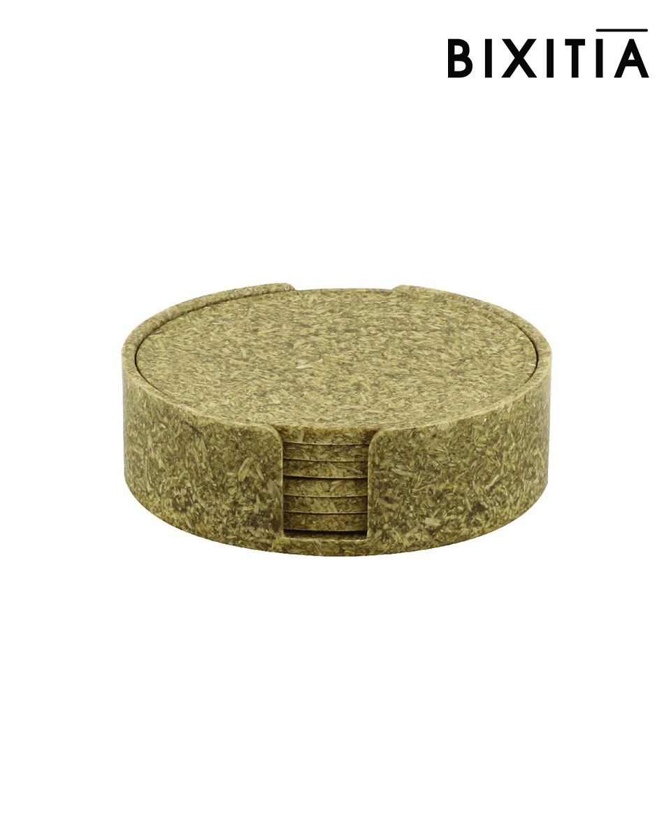 Coaster Plain Set - Husk เซทที่รองแก้ว ของพรีเมี่ยม รักษ์โลก Eco Product