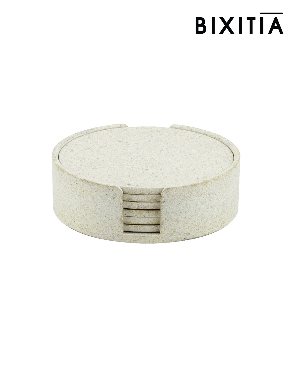 Coaster Plain Set - Husk เซทที่รองแก้ว ของพรีเมี่ยม รักษ์โลก Eco Product