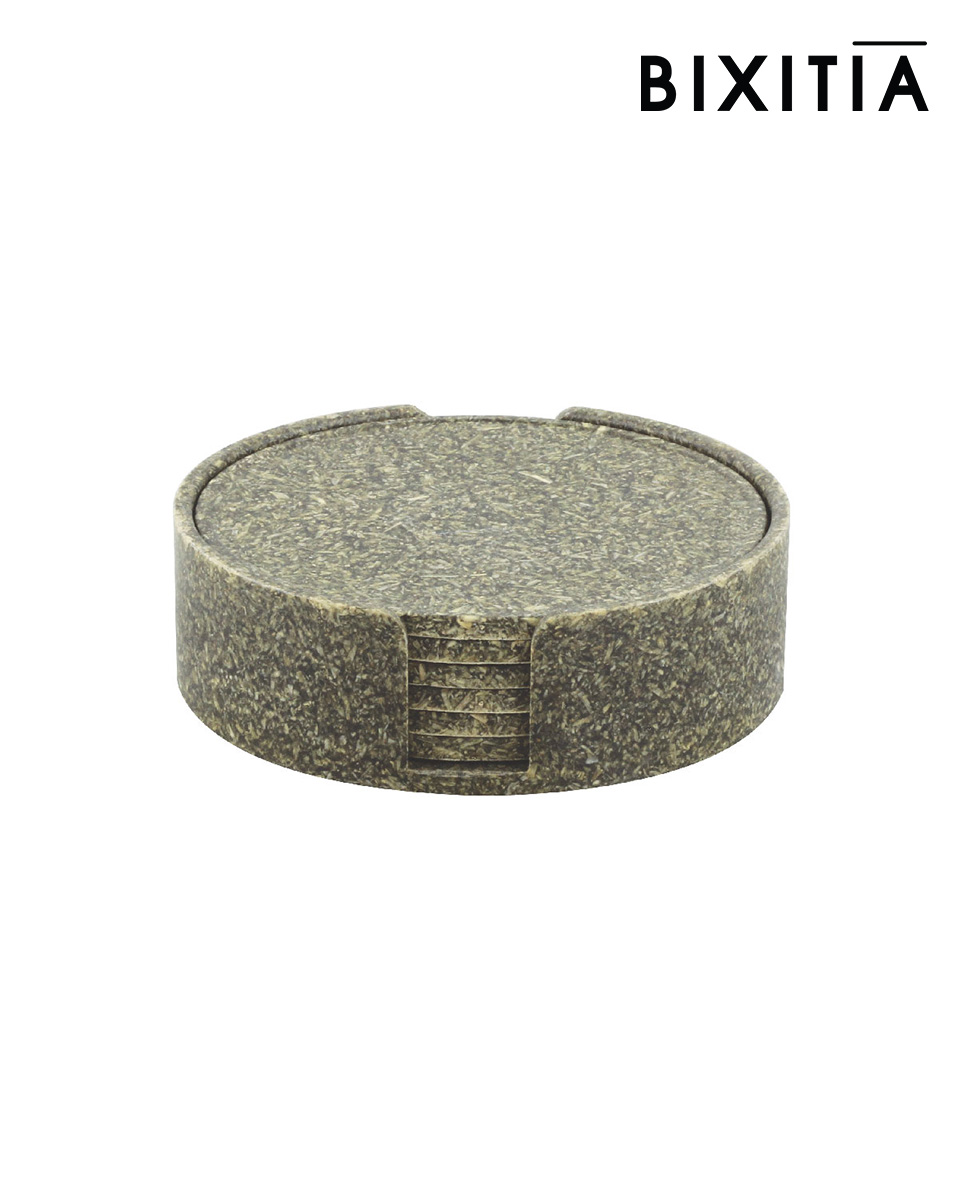 Coaster Plain Set - Husk เซทที่รองแก้ว ของพรีเมี่ยม รักษ์โลก Eco Product