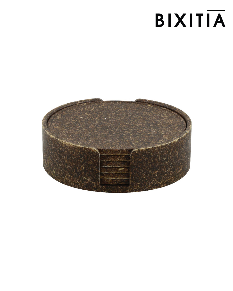 Coaster Plain Set - Husk เซทที่รองแก้ว ของพรีเมี่ยม รักษ์โลก Eco Product